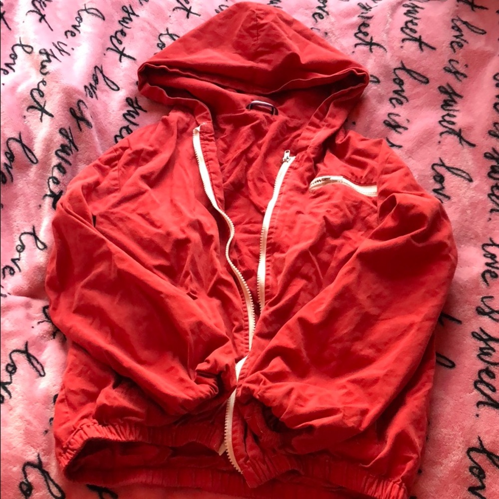 Red brandy Melville jacket